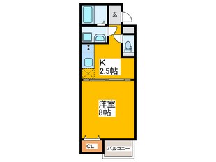 Feliz北助松の物件間取画像